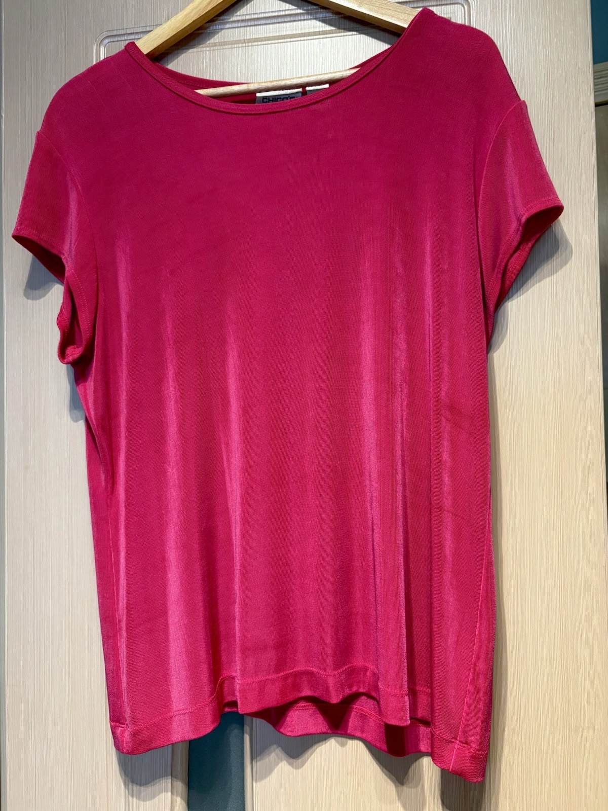 Chico’s Travelers Collection Women’s Top Size 3 Pink Casual