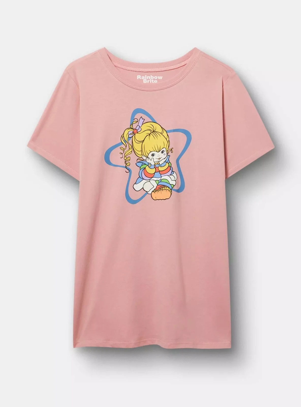 Torrid Rainbow Brite Classic Cotton Jersey Tee Rose Elegance 0 L 12 #J00633
