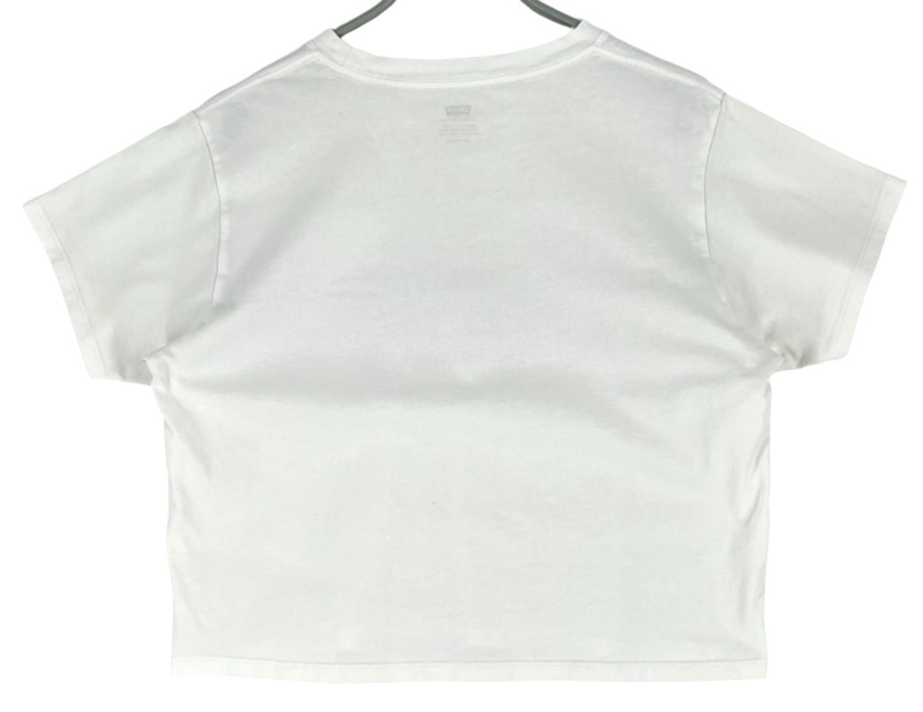 Levi’s Damen Kurzarm Rundhals T-Shirt Regular Weiß XS Baumwolle