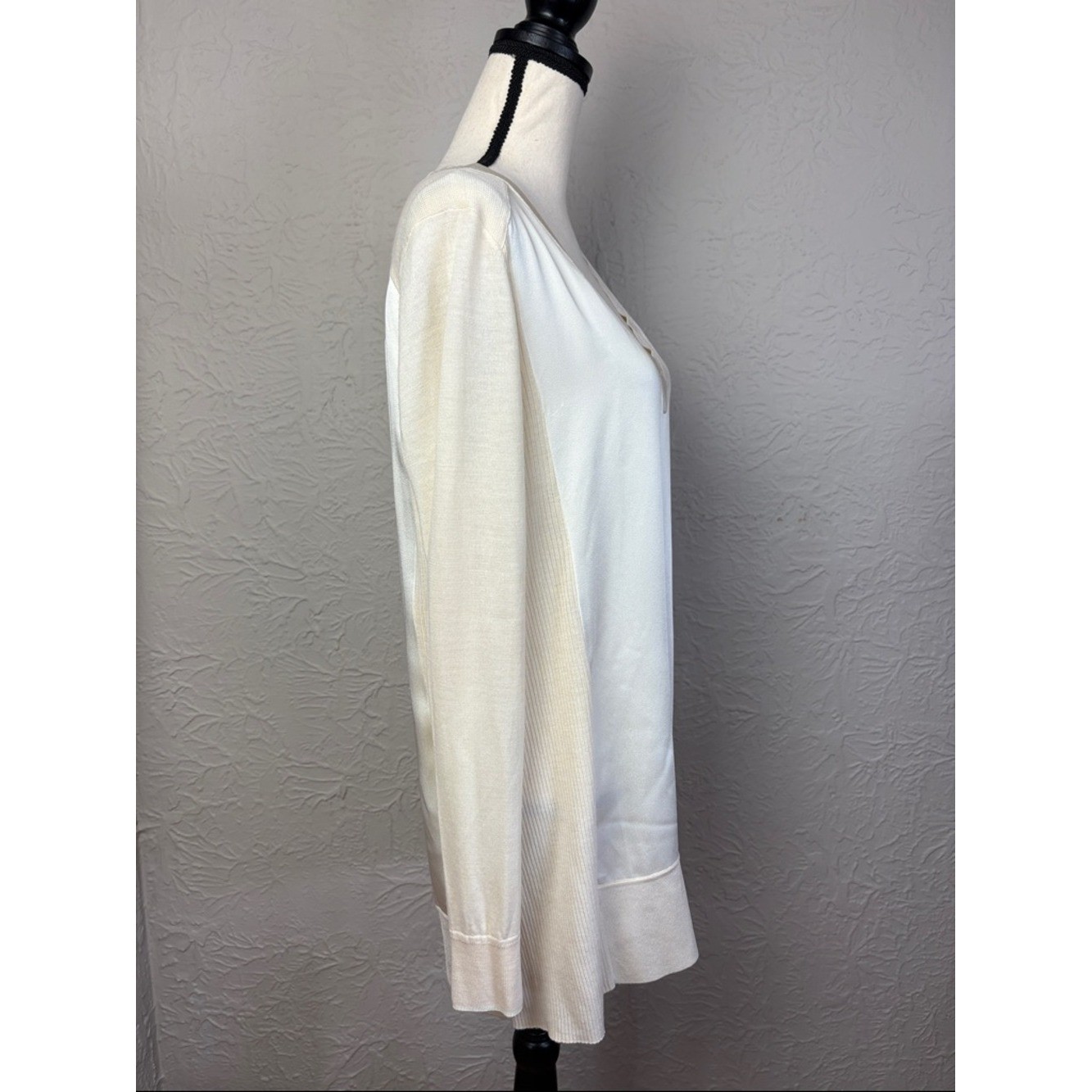 Rag & Bone Vivienne Satin V-neck Tunic