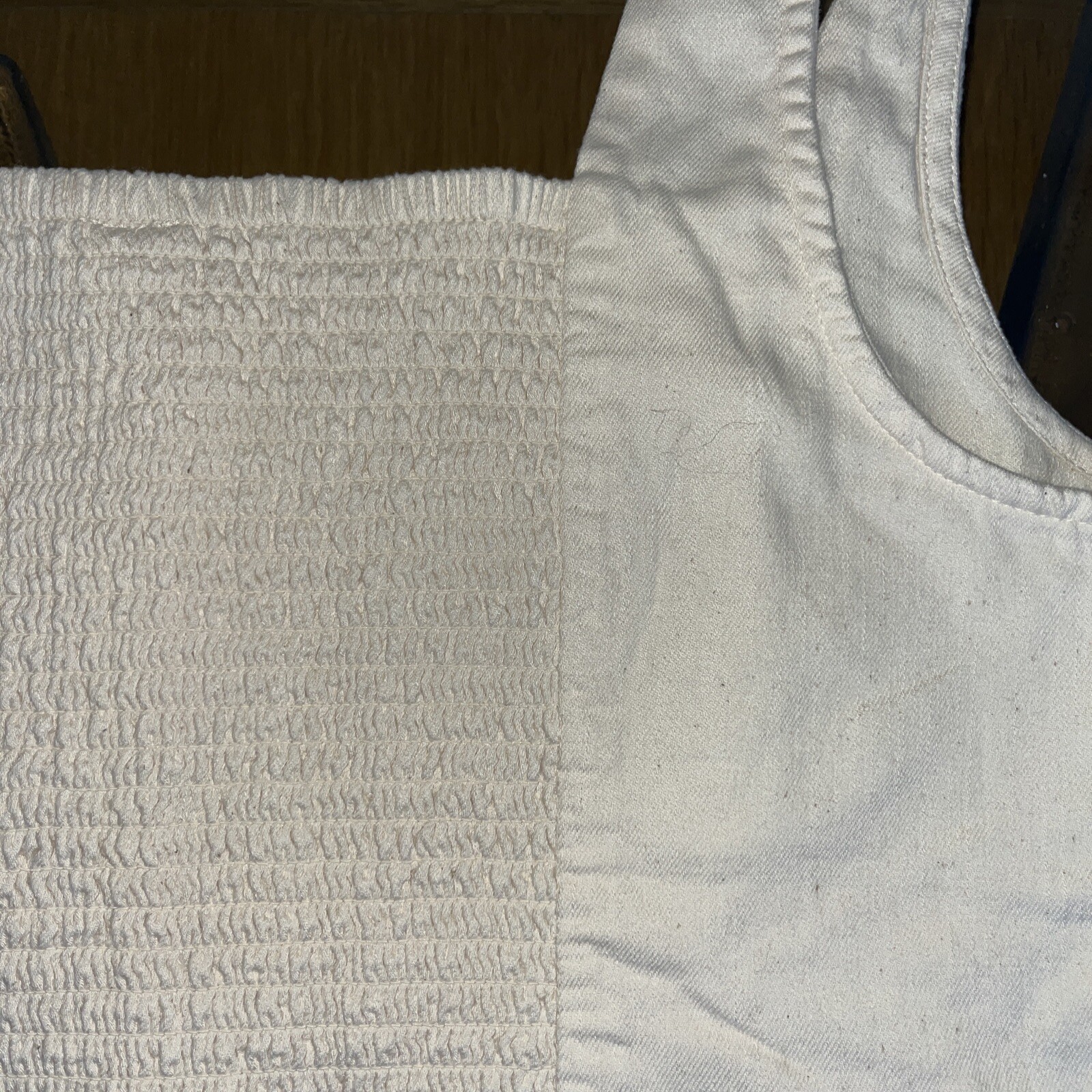 Lot of 2 Tank Tops 1 is Light Blue 1 is Cream both Size L and NWT