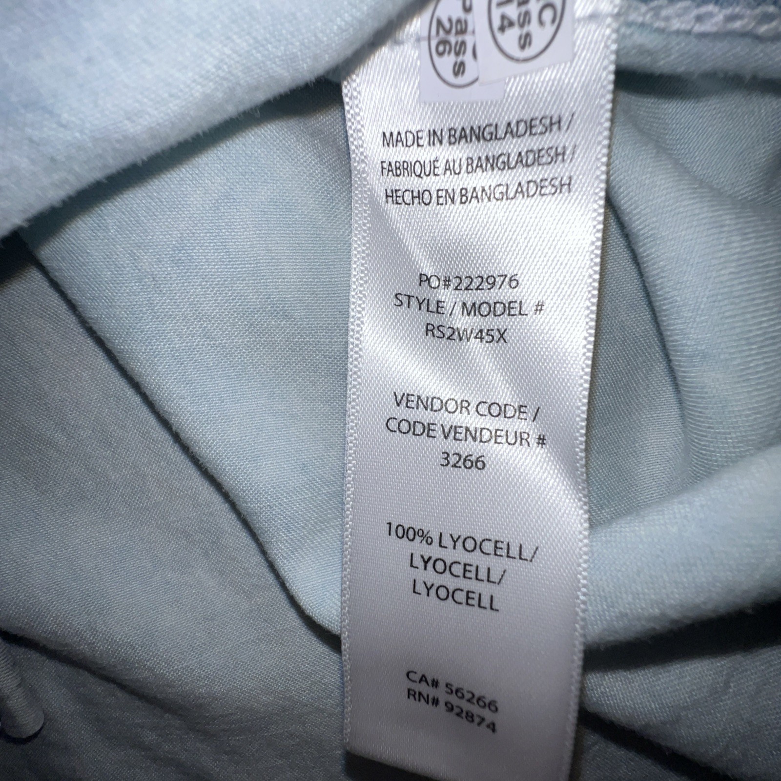 $138 NWT Splendid 100% Lyocell Button Down Blouse Light-Blue Womens LARGE