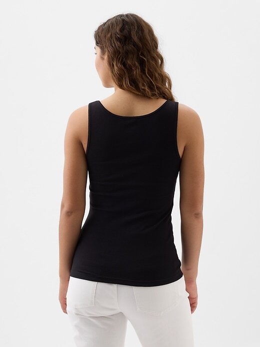 Gap Favorite Rib Tank Top BLACK or WHITE Great Layering NEW XXS-XL