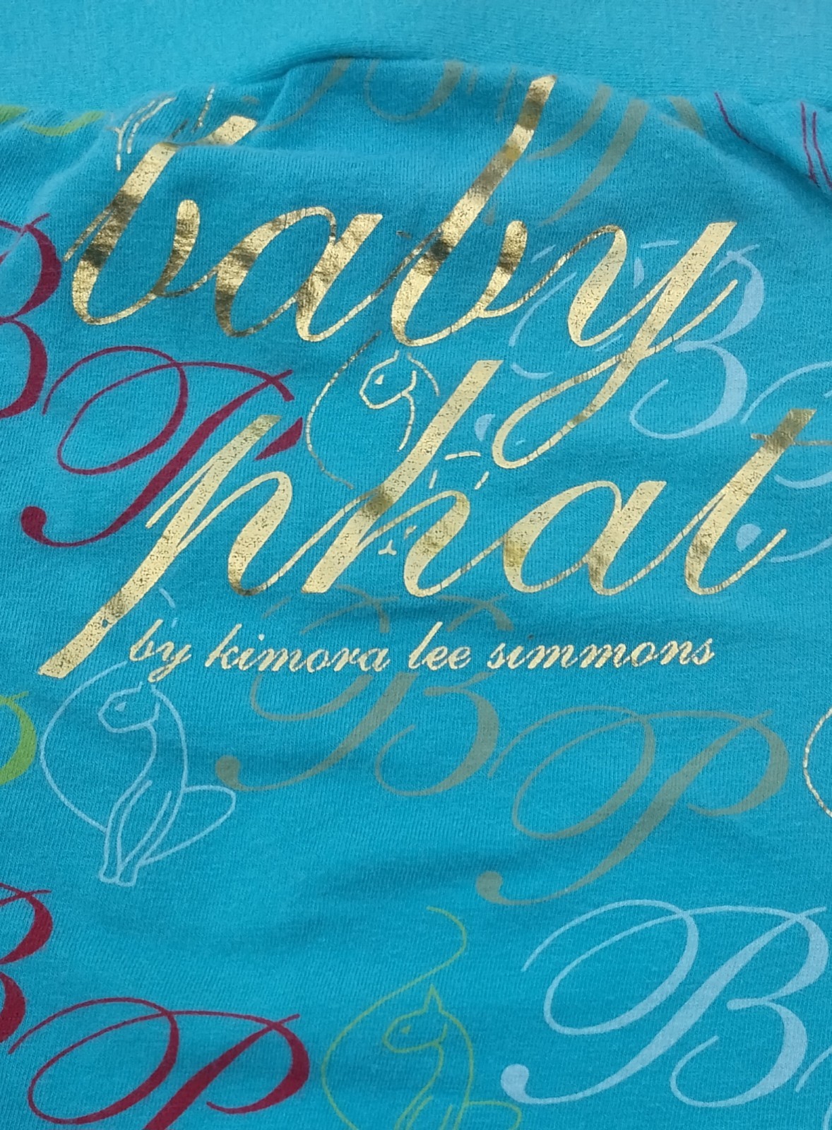 Rare Vintage Baby Phat by Kimora Lee Simmons Sz XL Turquoise Tube Top