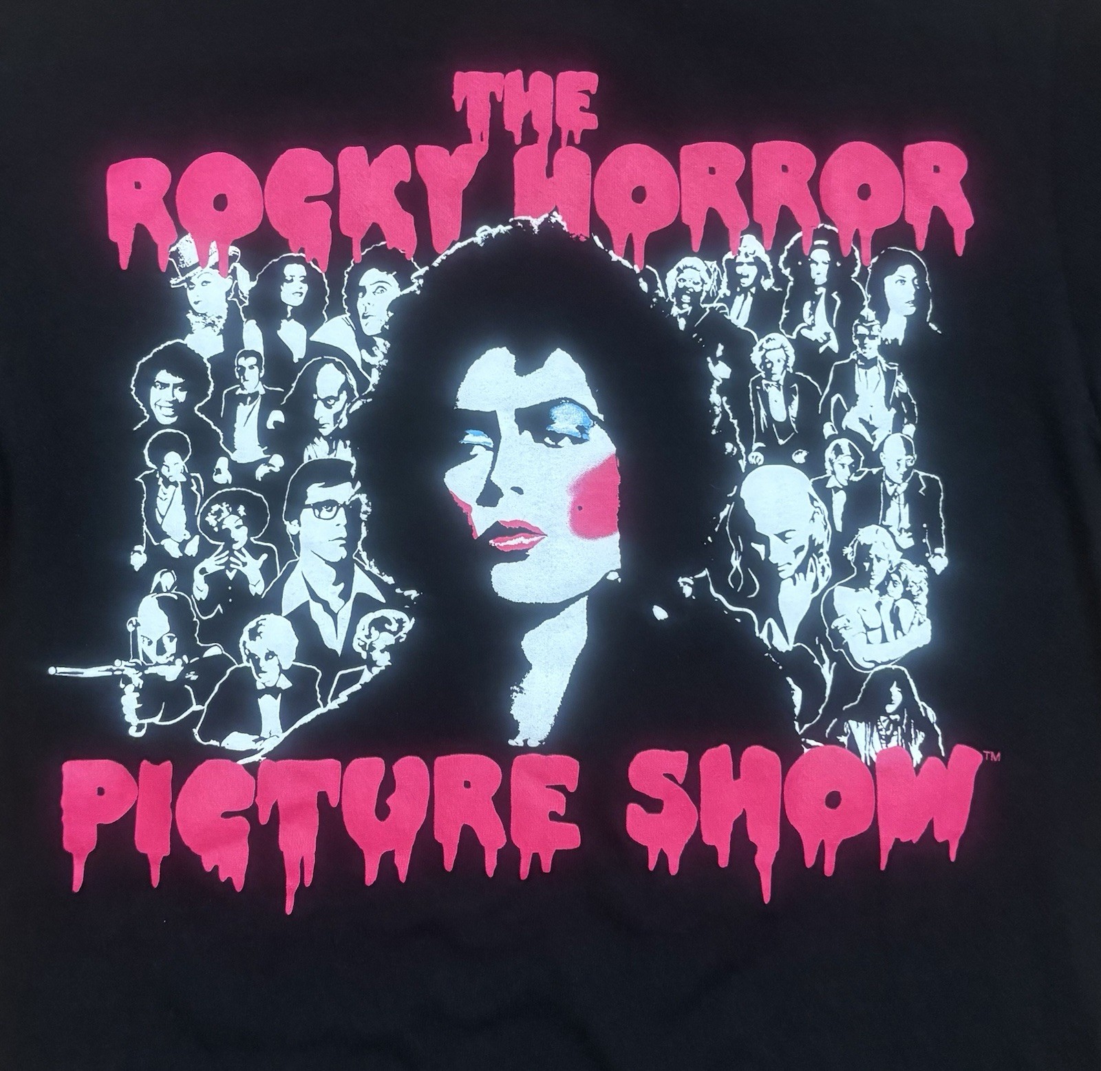 Rocky Horror Picture Show T-Shirt Ripple Junction Black Graphic Movie Unisex S