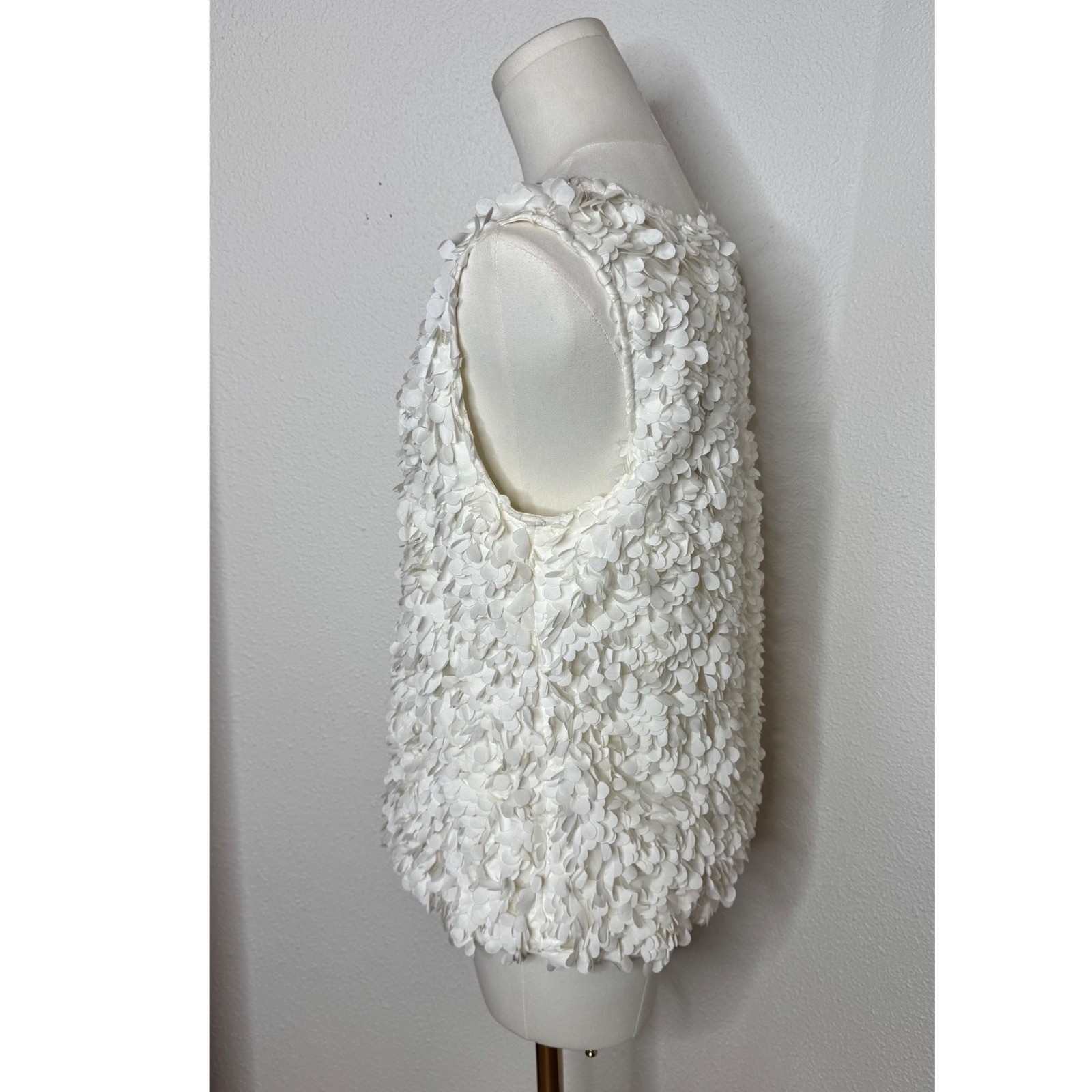 White Floral 3D Petal Applique – Balayage Milano