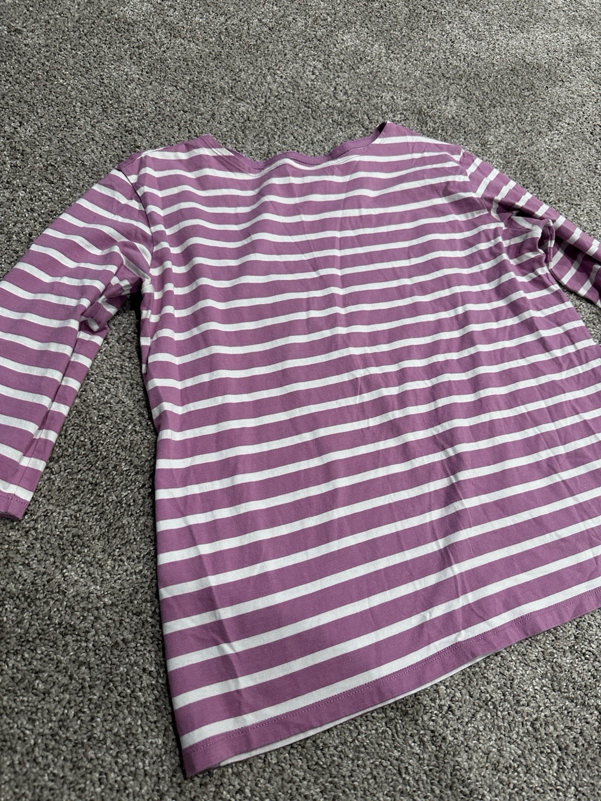 Seasalt Cornwall Women’s Pink Striped Sailor Top Organic Cotton, size 10