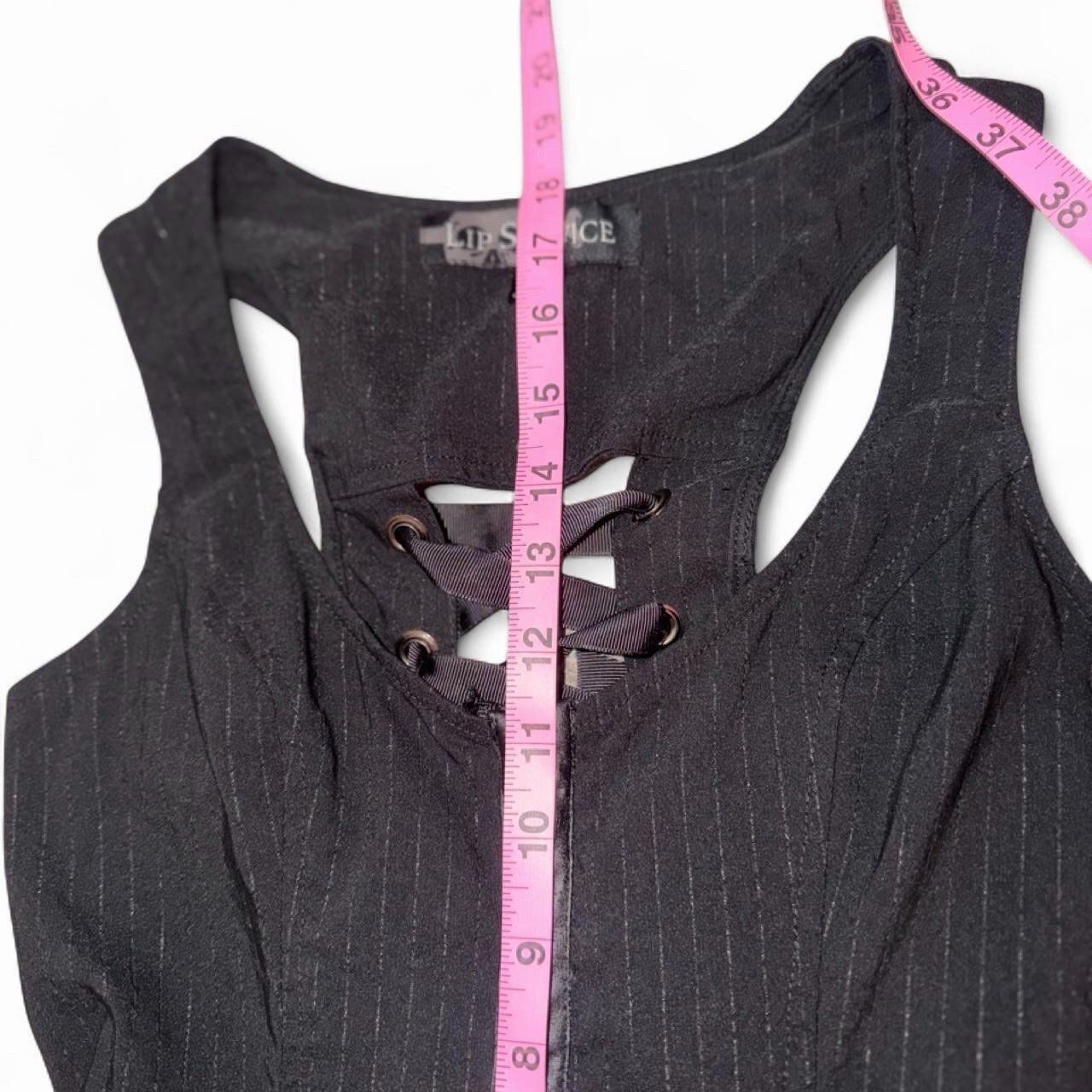 Rare Vintage Lip Service Carmen Gangsta Pranksta Bondage Top Small Goth Grunge