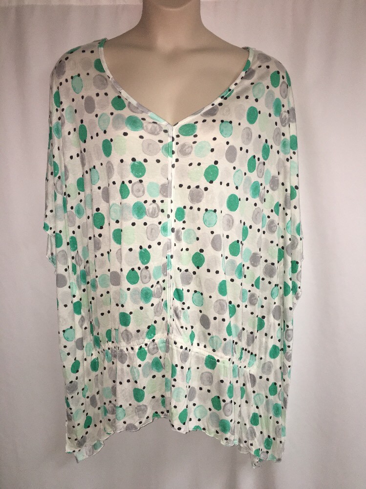 Lane Bryant Blouse Polka Dolman Womens Plus Size 14/16 18/20 22/24 26/28 NWOT