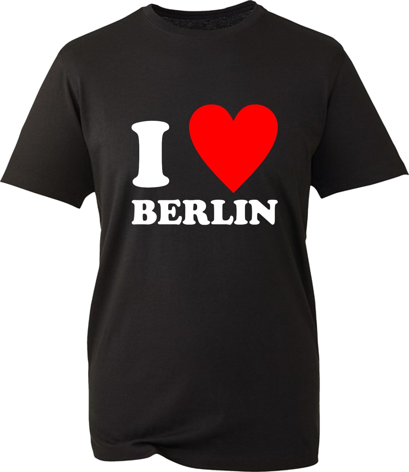 I Love Berlin T-Shirt Germany�s capital Holocaust memorial Cold War Tee Top
