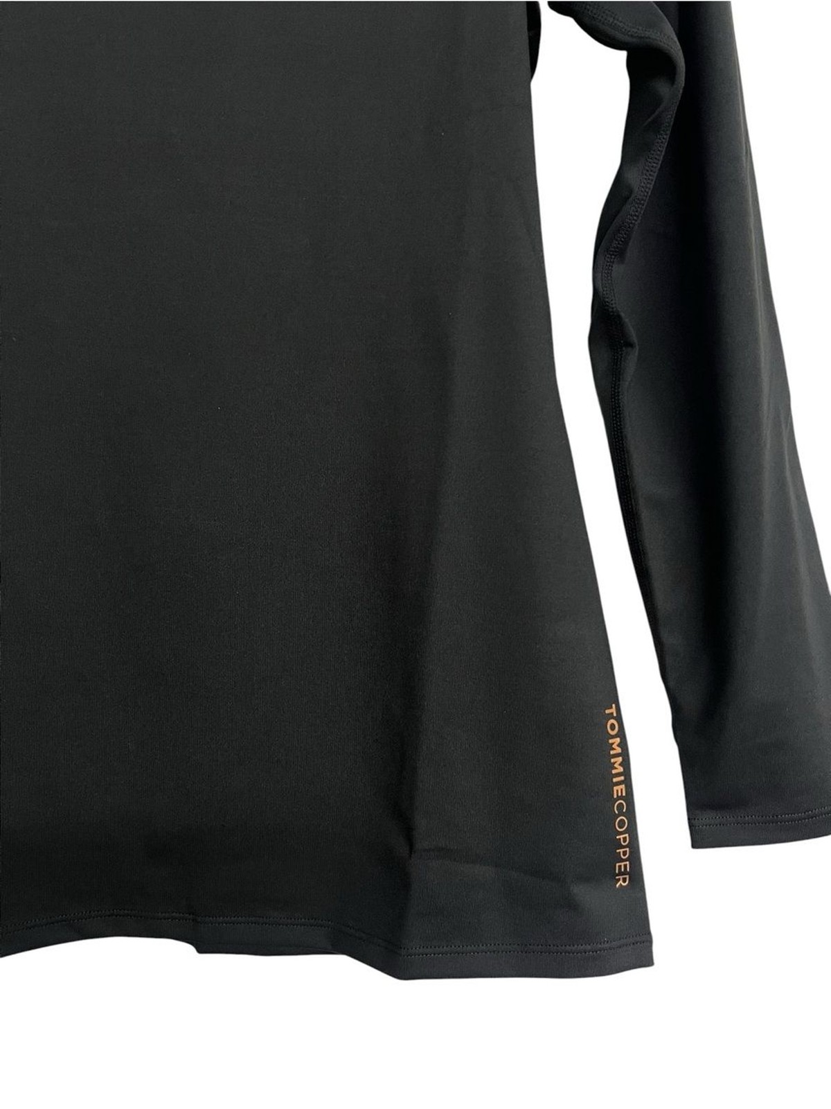 New Tommie Copper Long Sleeve Black Shoulder Support Performance Top Shirt