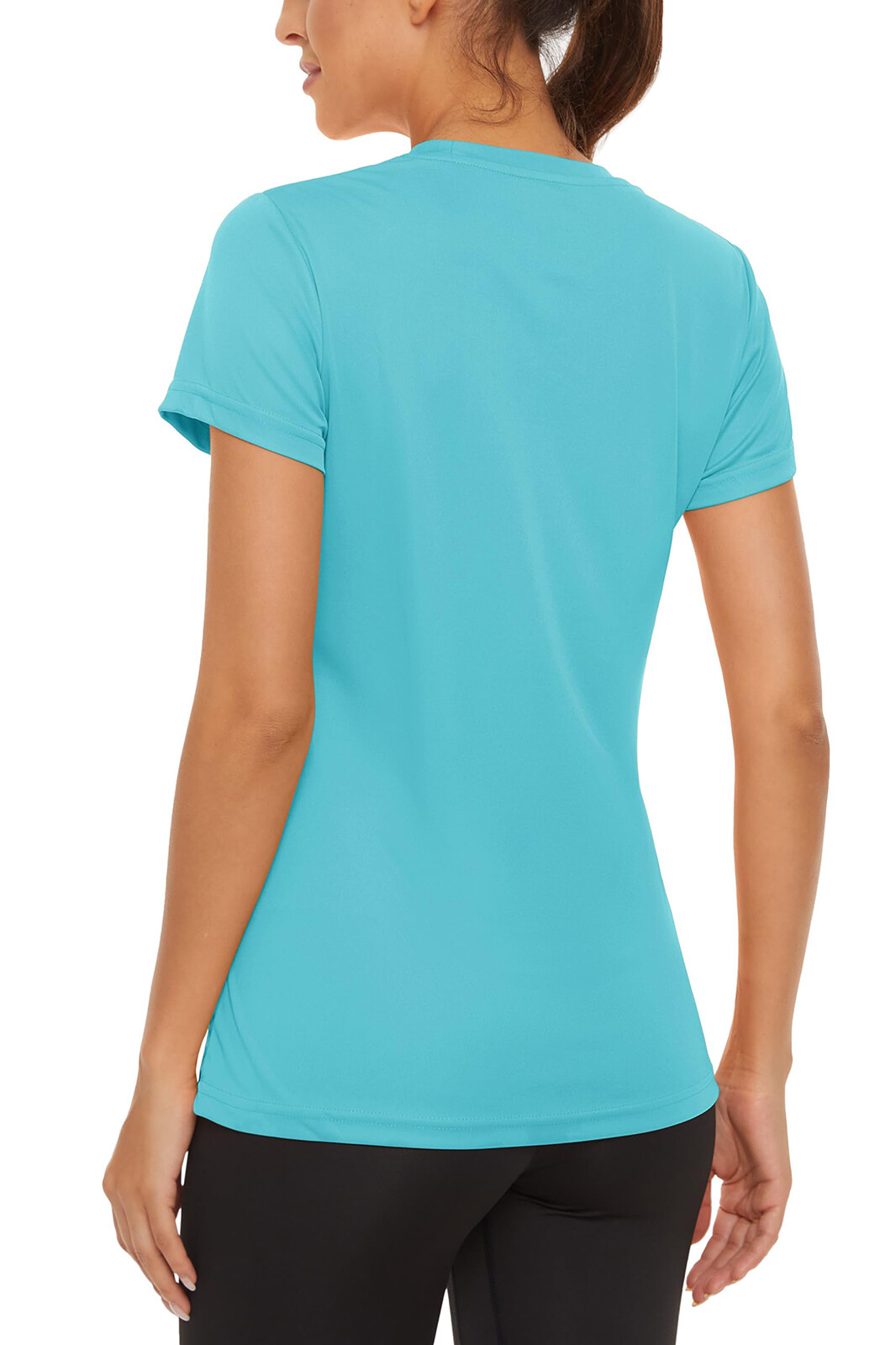 UPF 50+ Womens Short Sleeve UV Sun Shirts Quick Dry Travel Athletic Workout Tops