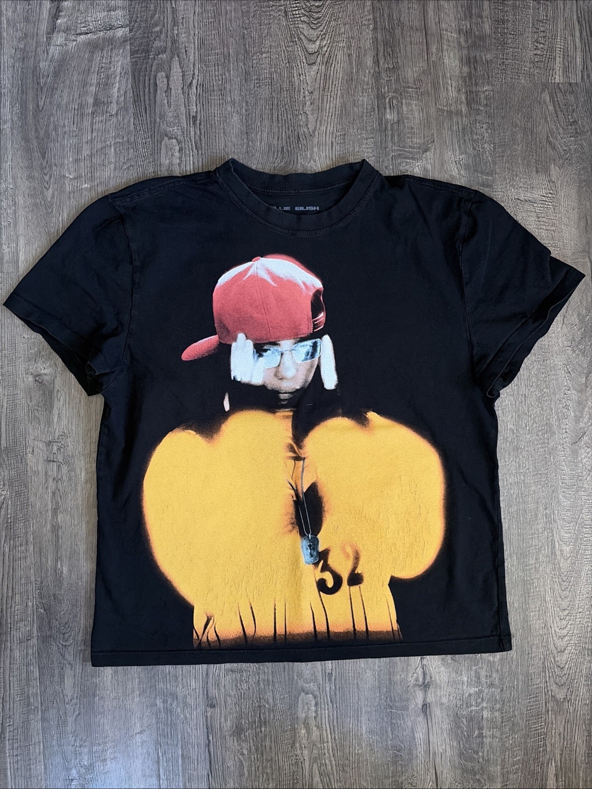2024 Billie Eilish Black T Shirt L Hit Me Hard And Soft Tour Concert Official