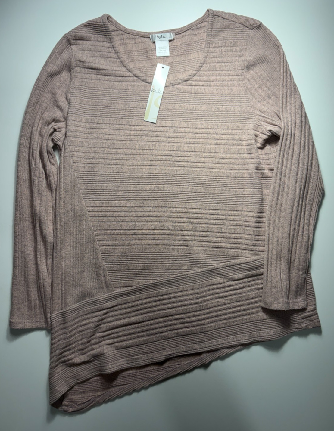 Women’s Isela Textured Pink Shirt NWT Size XL