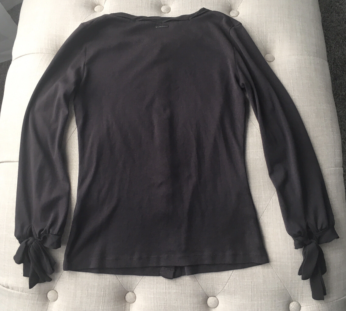 Boss by Hugo Boss Steel Grey Cotton Long Sleeve Shirt Sz XS