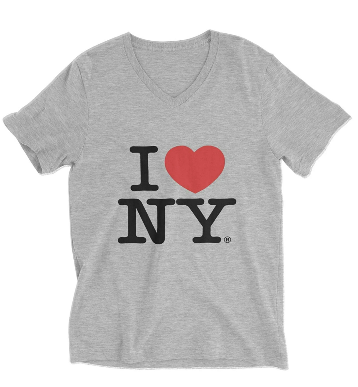 I Love NY Ladies V-Neck T-Shirt Tee Officially Licensed New with Tag