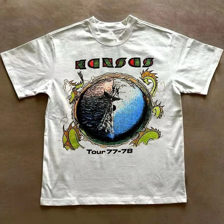 Kansas 77-78 Concert Rock Music For Fans Unisex All Size Shirt AA478