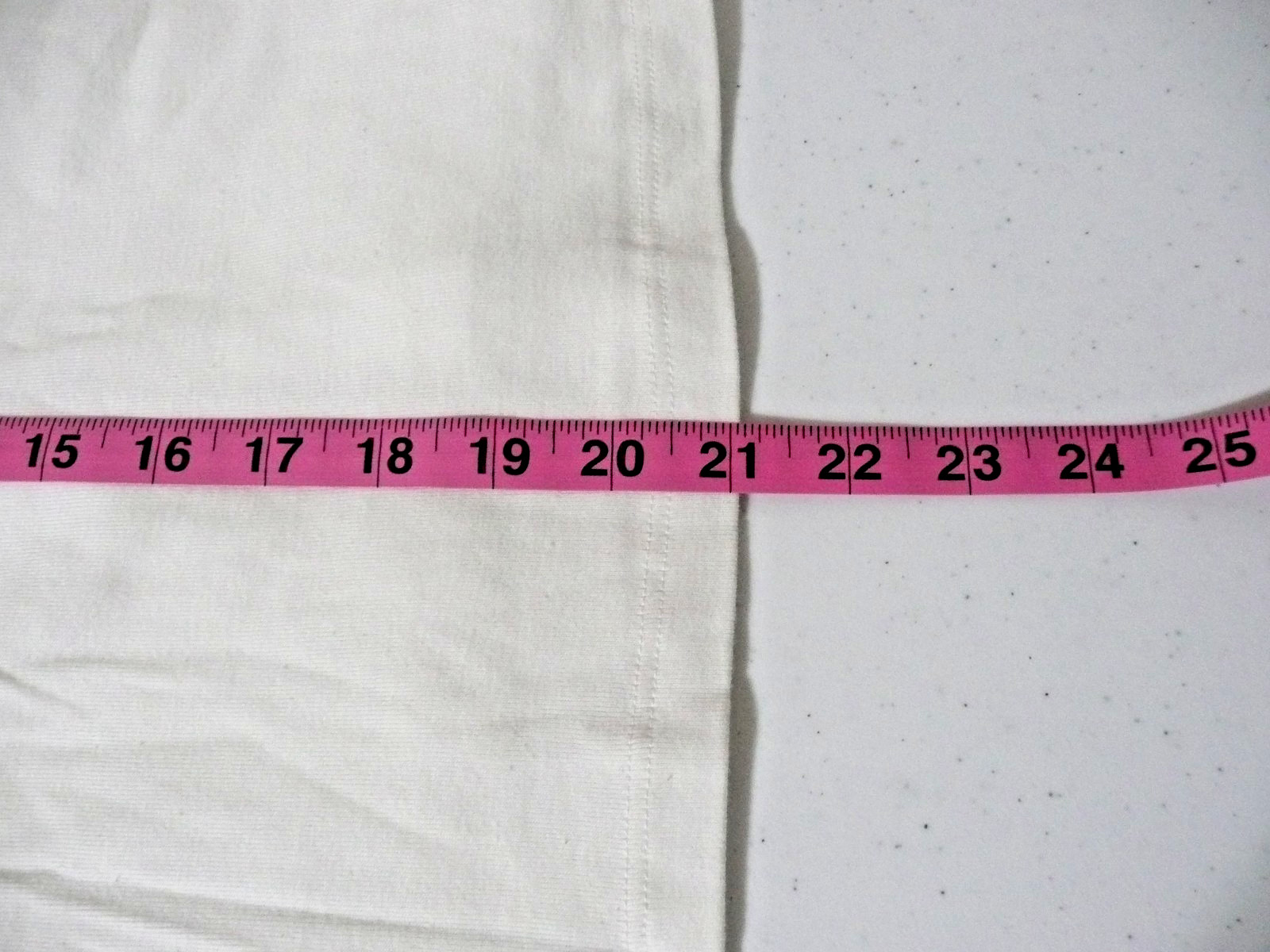 Unbranded Women White Cotton Short Sleeve 2-in-1 blouse w/front neck Lacy Trim