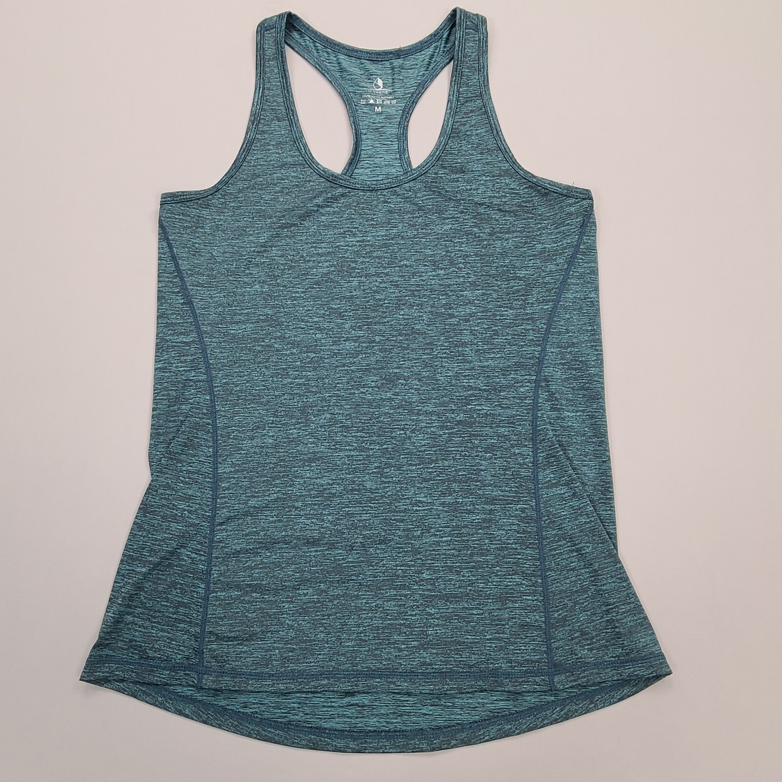 Icyzone Shirt Womens Medium Blue Tank Top Running Training Gym Casual Stylish