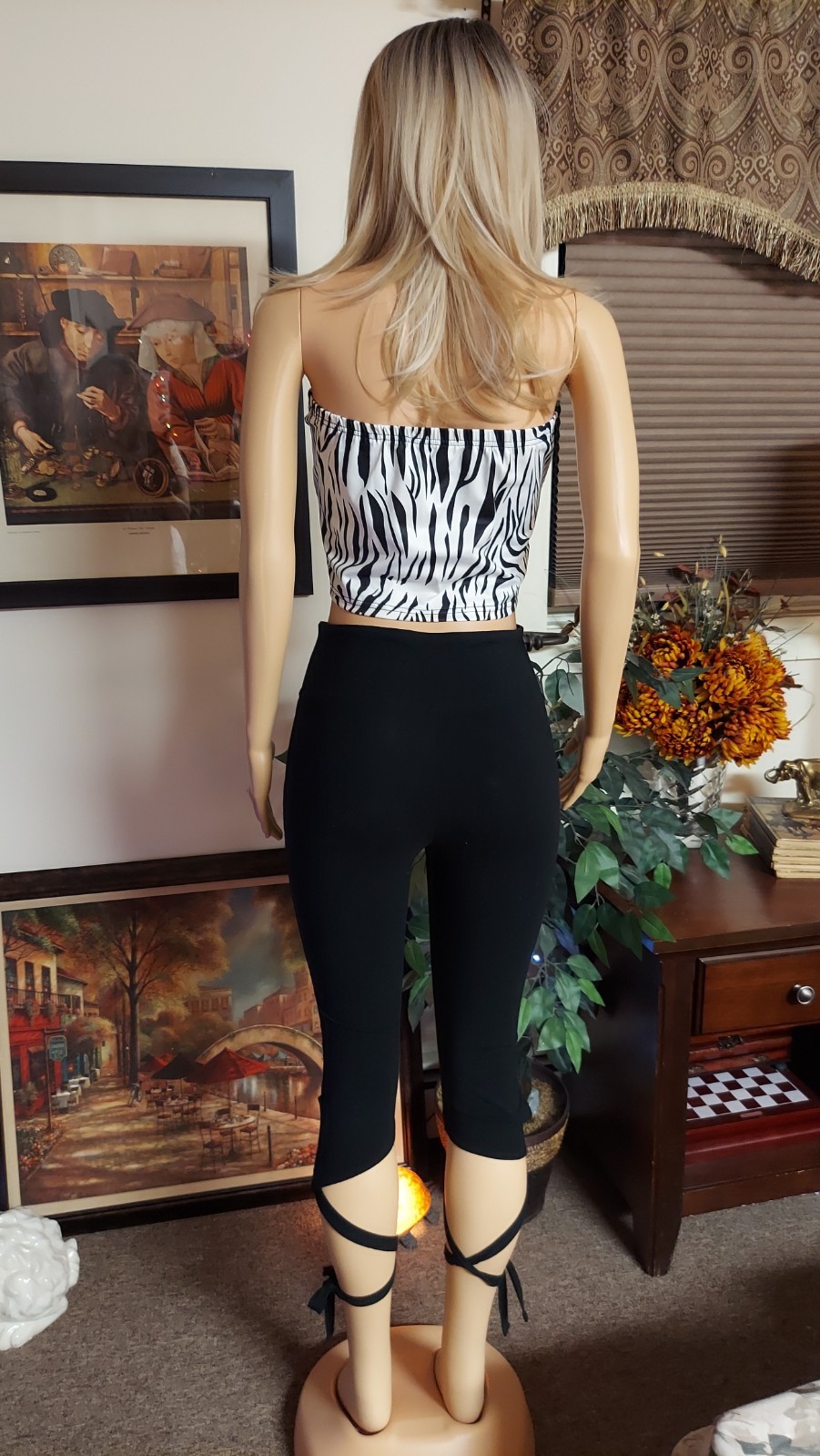Animal Print Tube Top, Satin/Silky Feel Top. Fun And Sexy