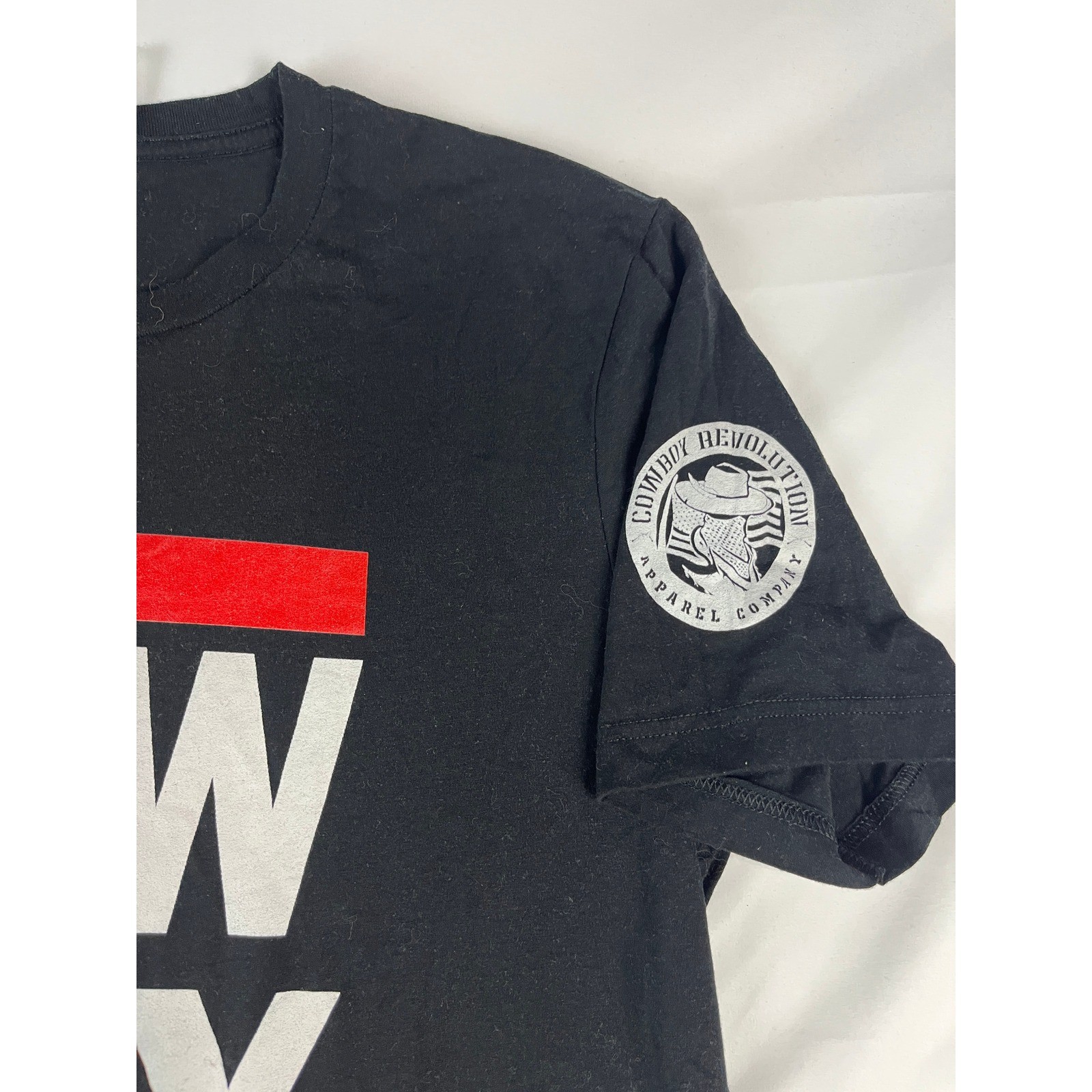 Revolution Apparel Co Cowboy Graphic T Shirt Black XL Bella Canvas
