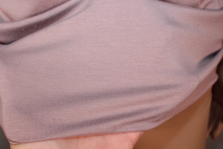 PETER HAHN MOCHA 3/4 SLEEVE SUPER SOFT T SHIRT TOP SIZE 12