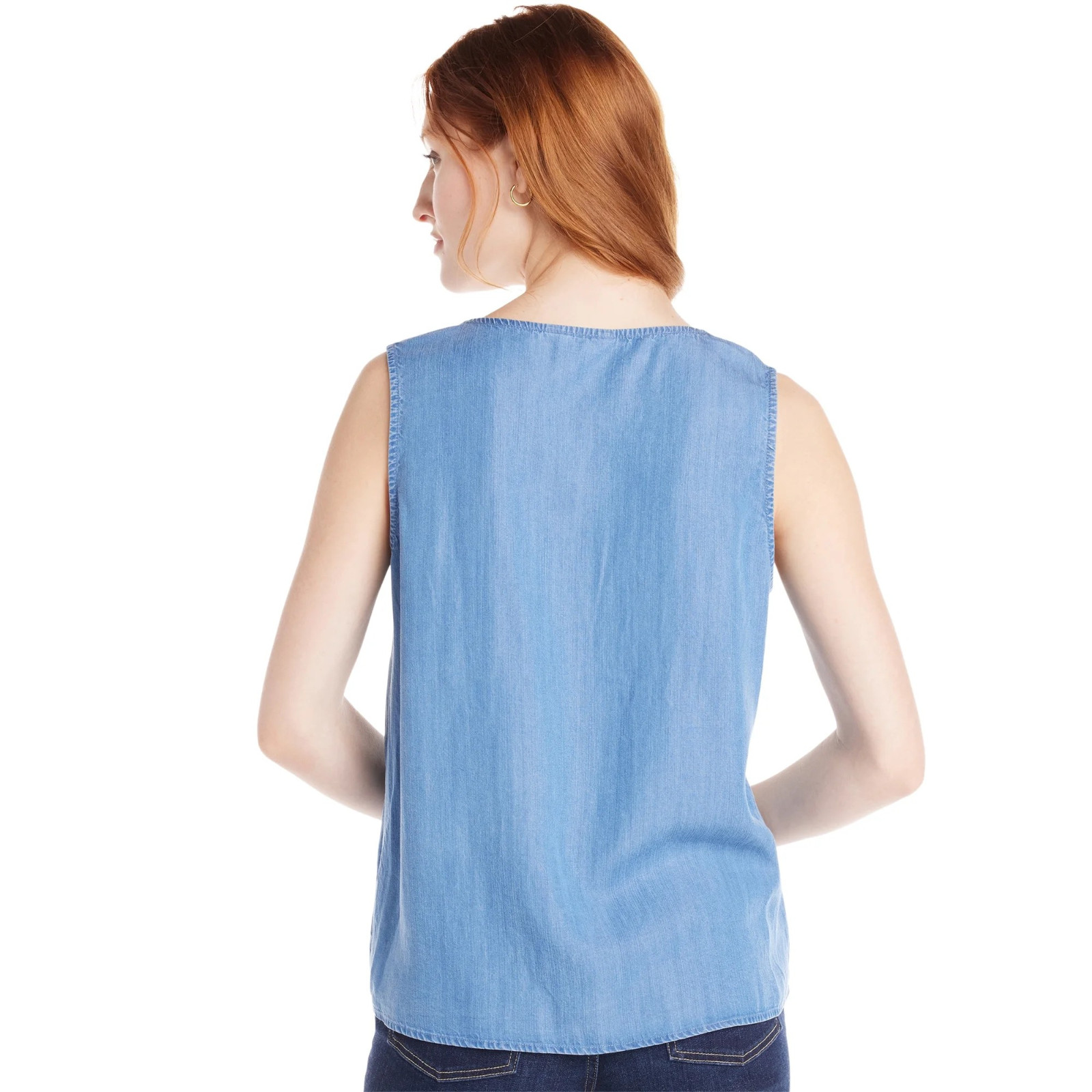 Time and Tru Women’s size 3XL 22 Woven Tank Top color Medium Wash NWT
