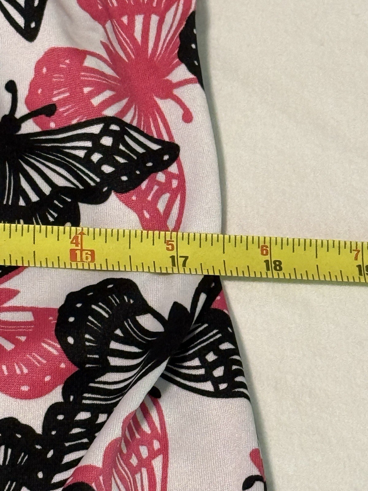 StudioY Women’s L Halter Top Adjustable Tie Crossover Butterfly Black Pink White