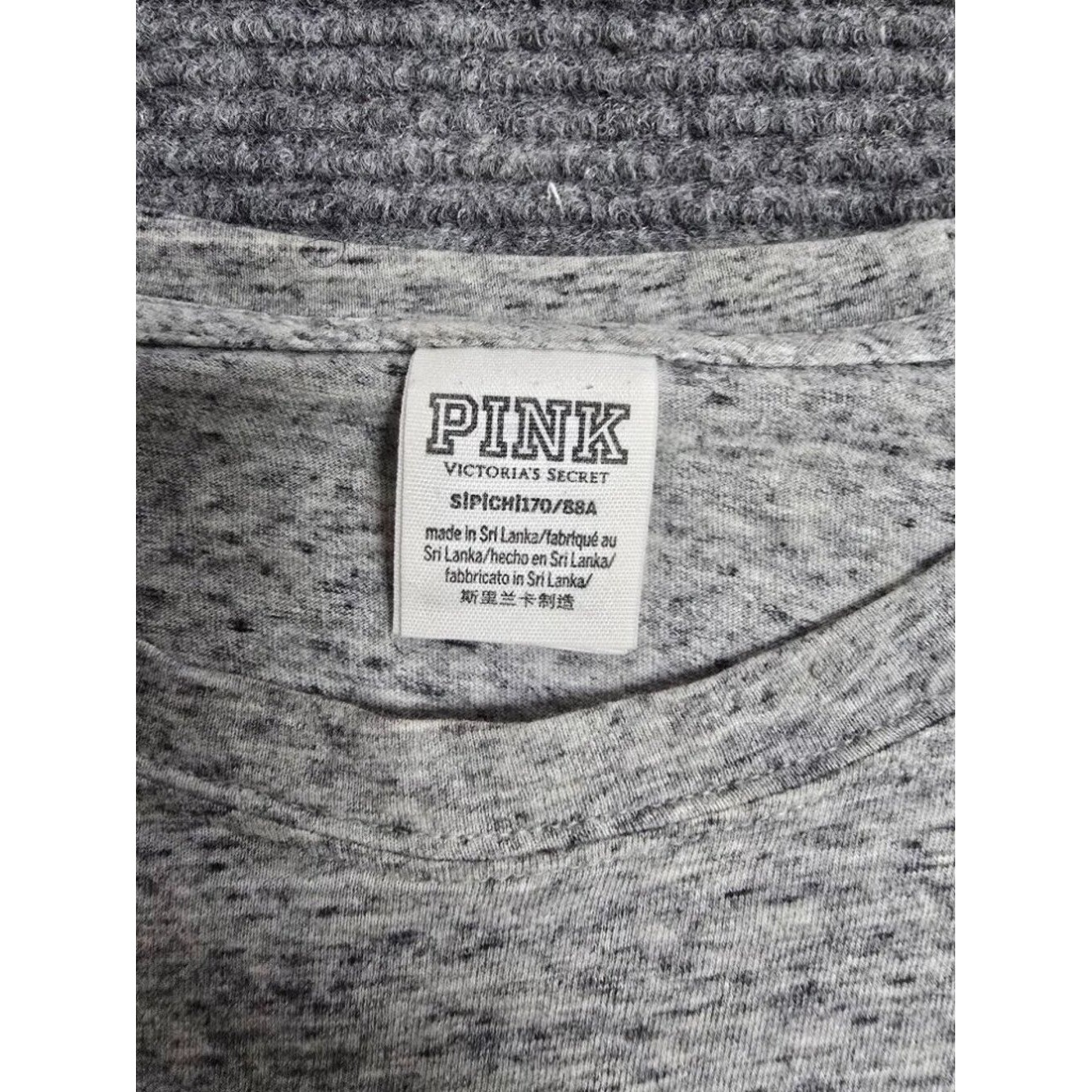 Heather grey with black speckled (Small) Heather grey with black speckled flecks