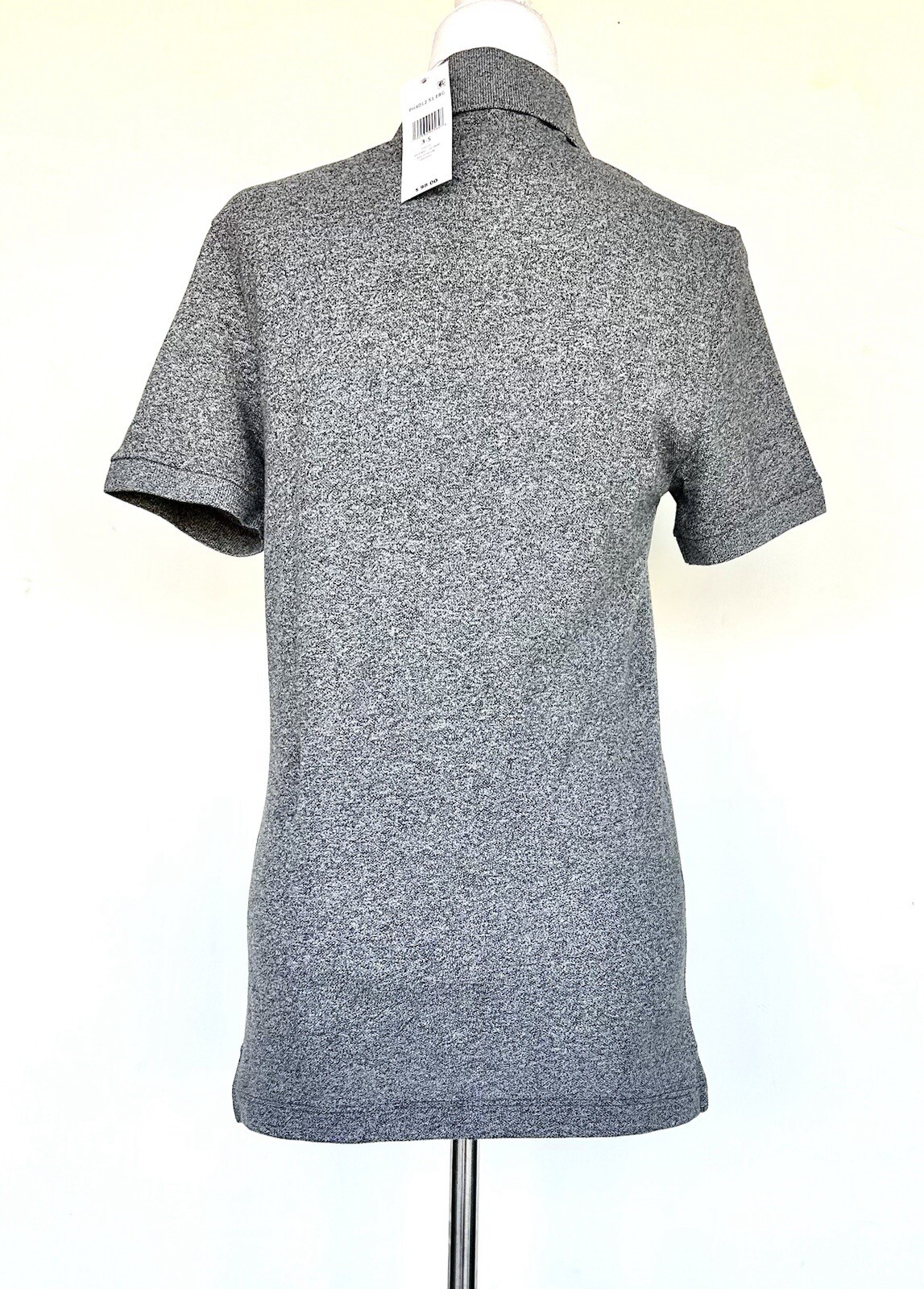 Lacoste Women’s Slim Fit Polo Three Button Shirt Small (3) Retail $98 New Grey