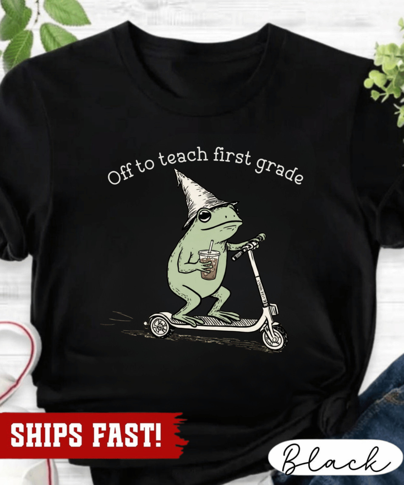 First Grade Shirt 1st Grade Teacher Back to School T-shirt Silly Off To Teach Fr
