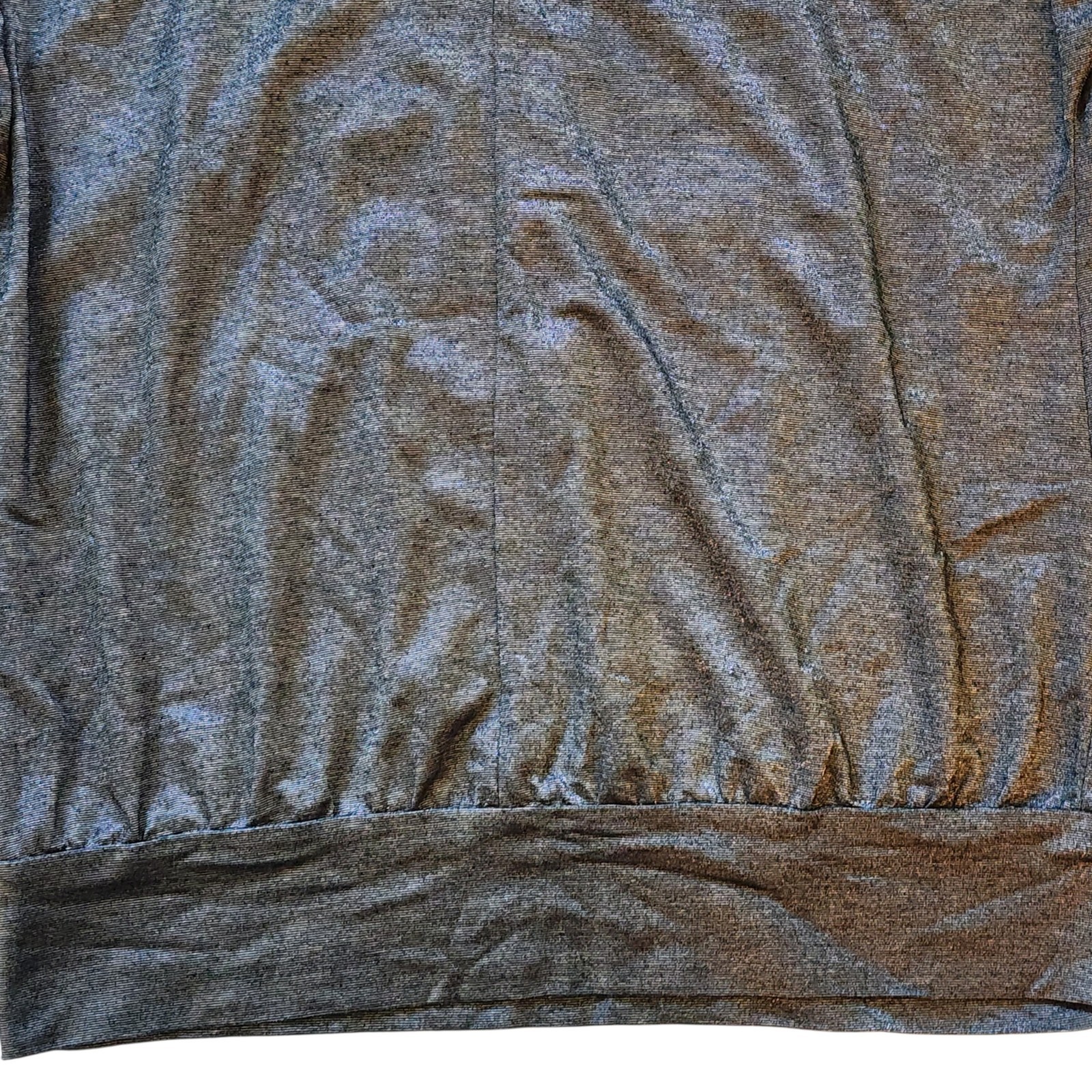 Old Navy Womens Dolman Top Size M Gray Silver Long Sleeve Pullover Lightweight