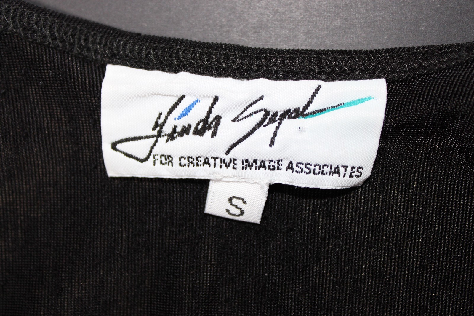 Linda Segal Multicolored geometric pattern Y2K tank, size S