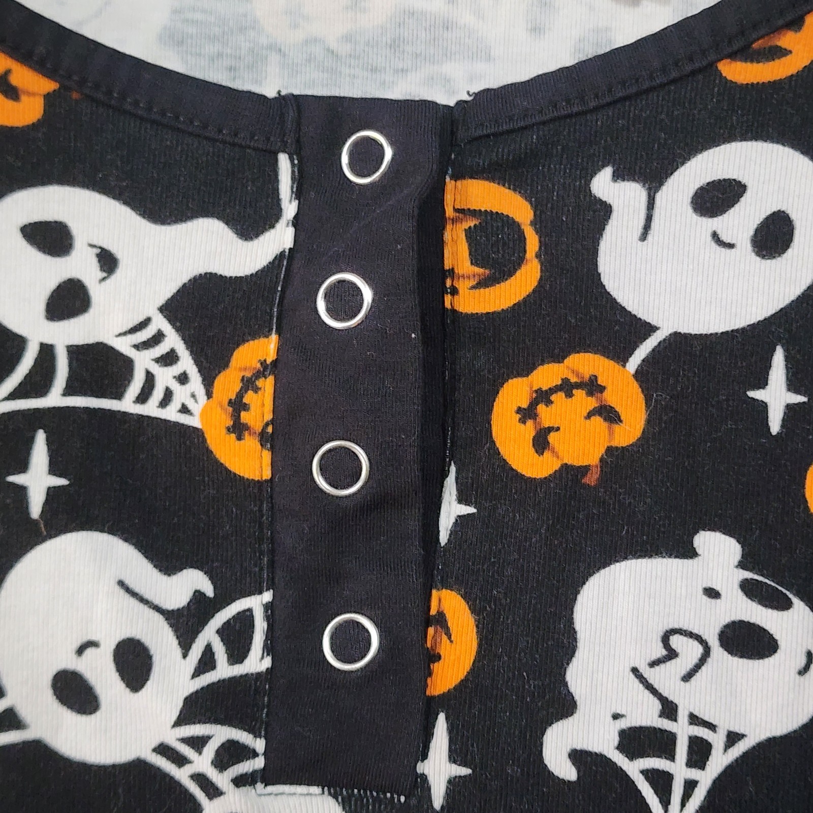 KILLSTAR Medium Oversized Top Ghost BLACK Tunic Nighty PREOWNED EC GOTH COMFY