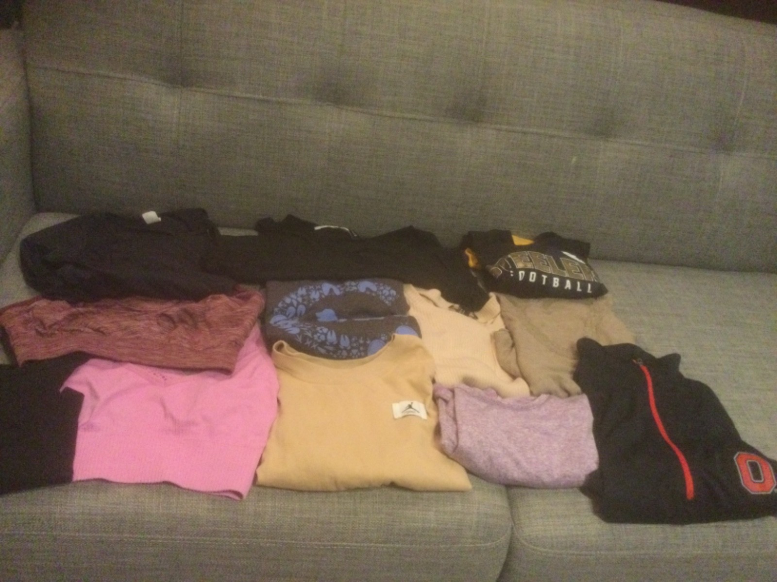 Wholesale Bulk Lot x12 Womens Medium Sz. Short, Long Sleeveless Casual Tops