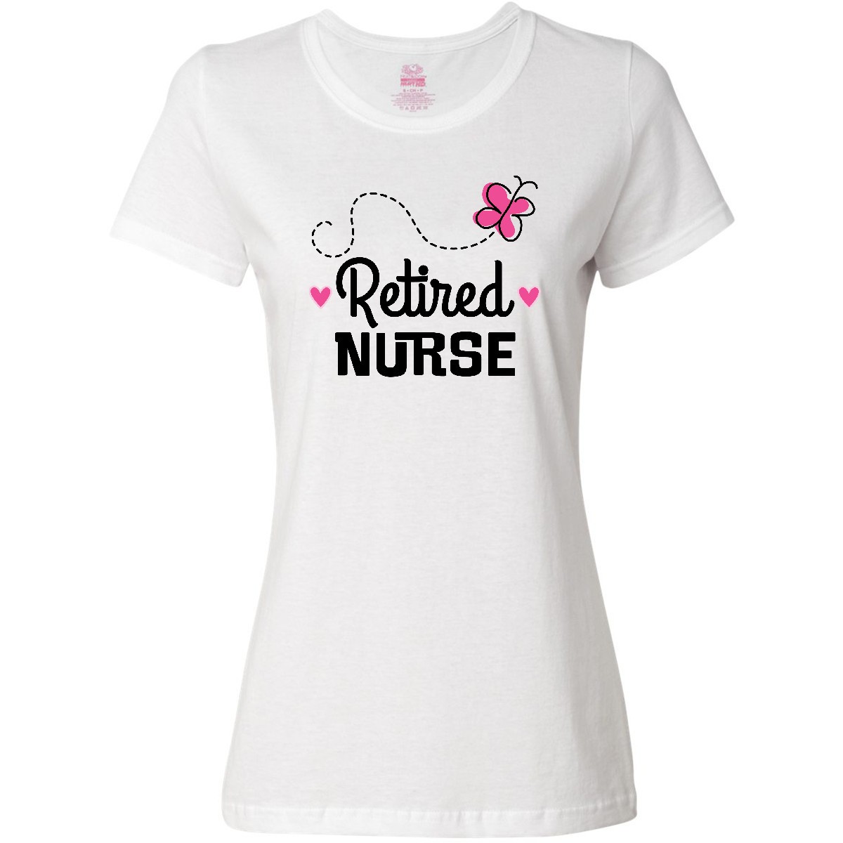 Inktastic Retired Nurse Nursing Retirement Gift Women’s T-Shirt Career Picu Nicu