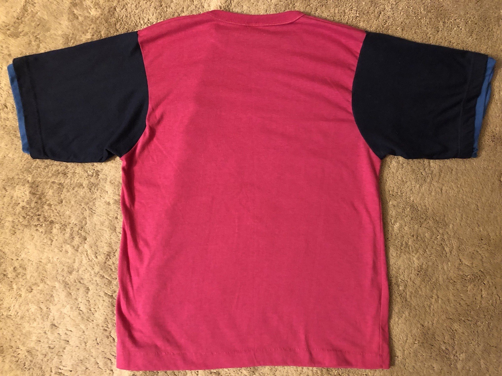 Women’s Size M Short Sleeve Cotton Blend Taxco Mexico Top 20 Chest 24 Long