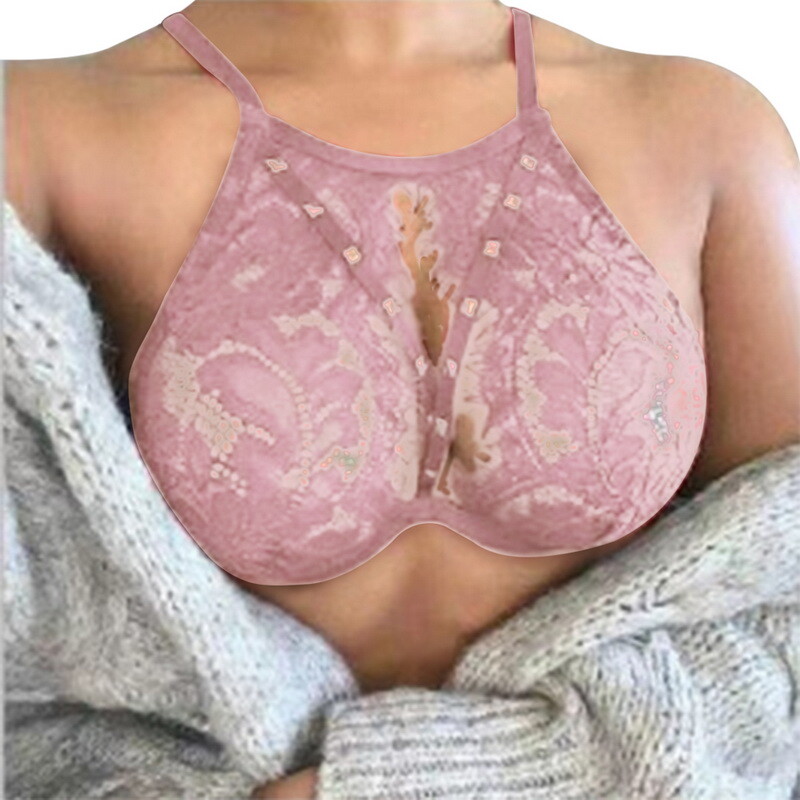 Women See Through Bra Top Sheer Mesh Bralet Crop Top T Shirt Blouse Tee Tops UK