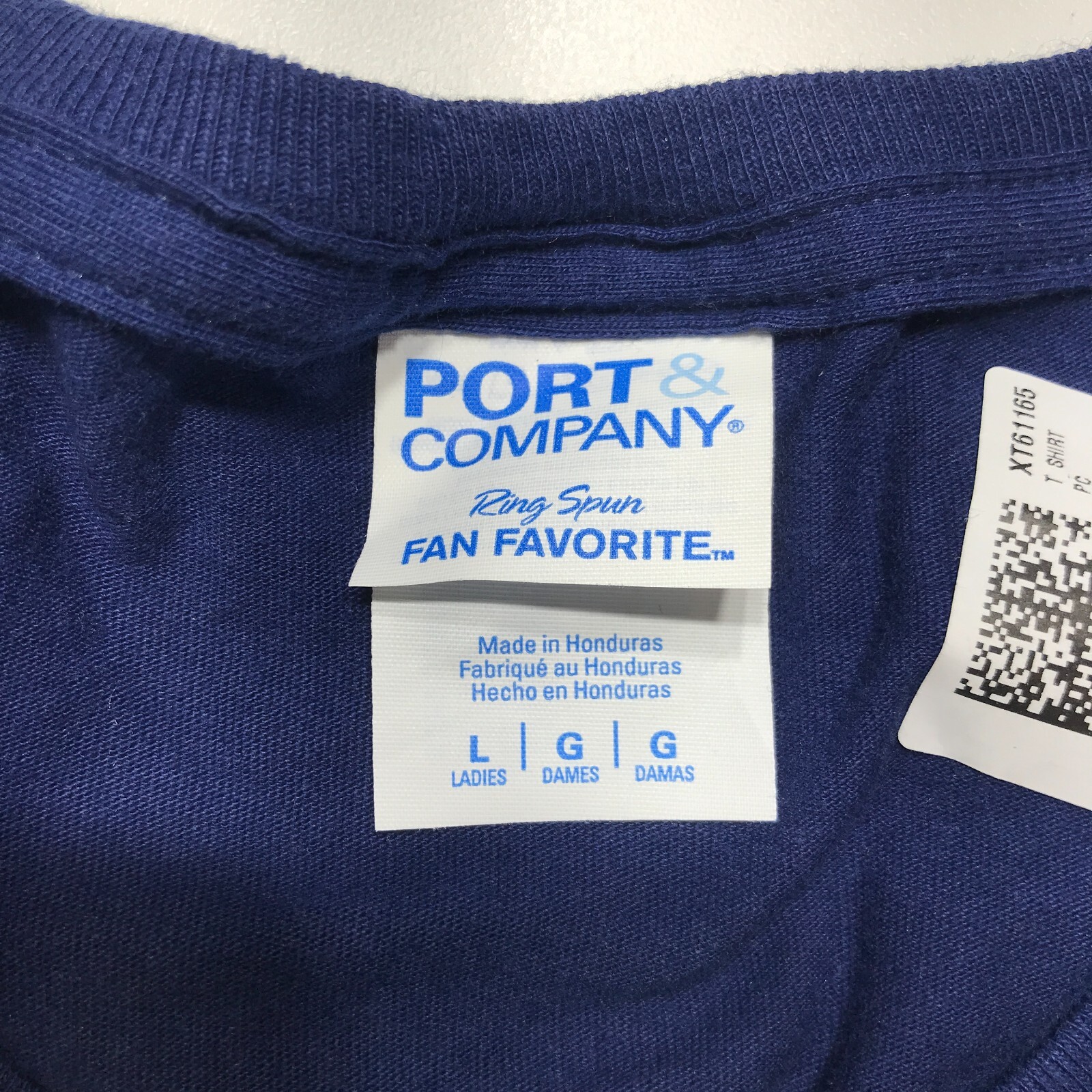 Port & Co. T-Shirt Womens Size Large San Francisco California Short Sleeve Blue