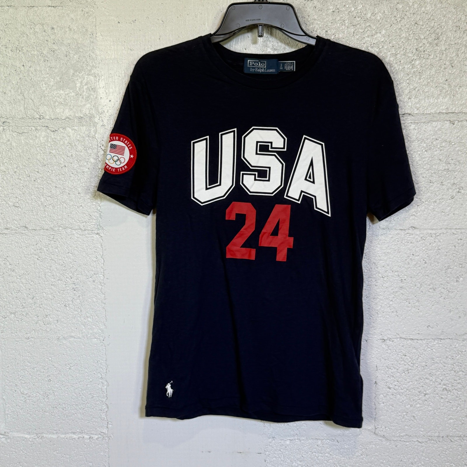 Polo Ralph Lauren USA 2024 Summer Olympics T-Shirt navy small $98