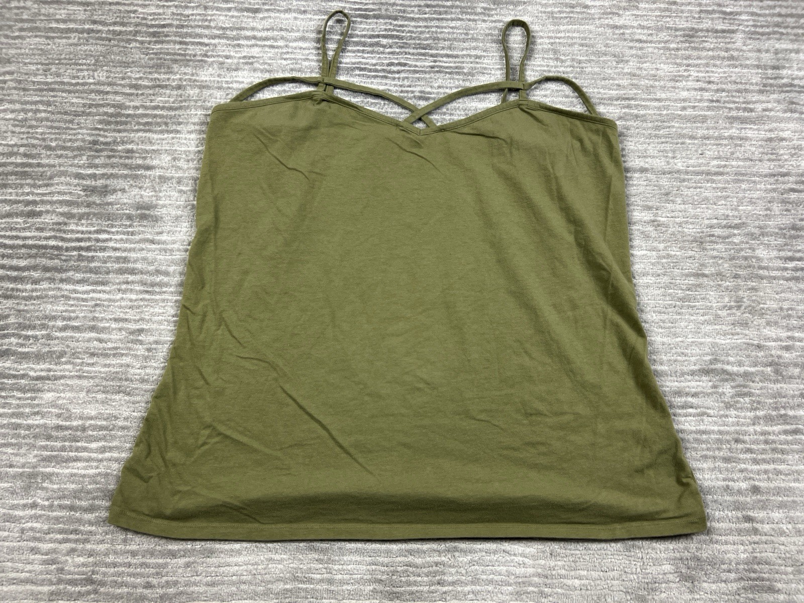 Aveto Top Womens 3X Green Sleeveless Tank Camisole