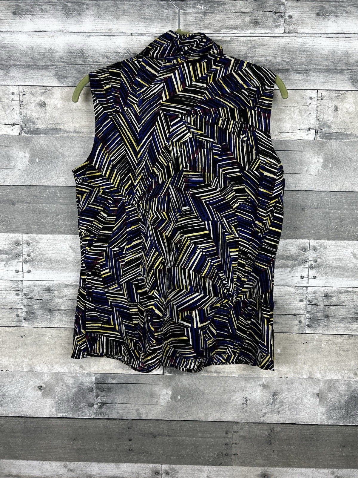 Black Label Evan Picone Medium Sleeveless Blouse