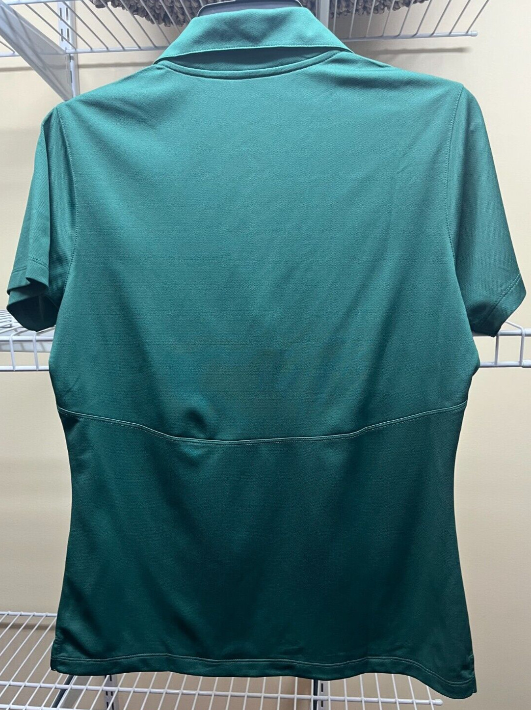 Sport Tek Women’s Dri-Fit Performance Polo Shirt Forest Green Athletic Small New