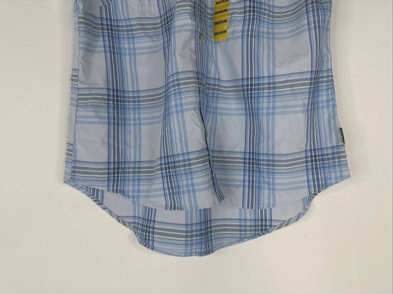 Eddie Bauer Womens Short Sleeve Moisture Wicking Adventure Shirt Size M Blue NEw