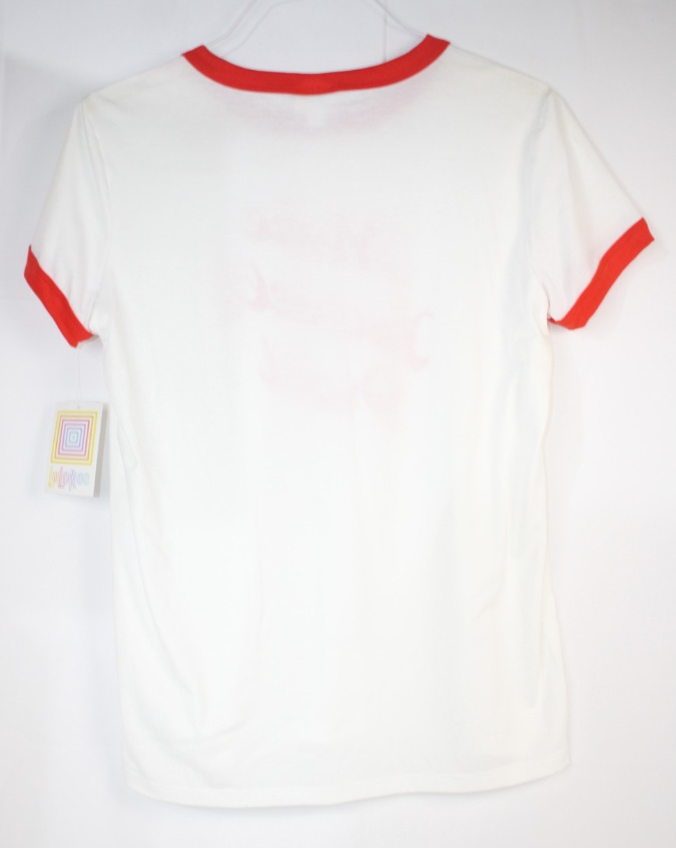 LuLaRoe LIV T Shirt Women’s Top Scoop Neck NWT Size Medium “Make Yourself Proud”