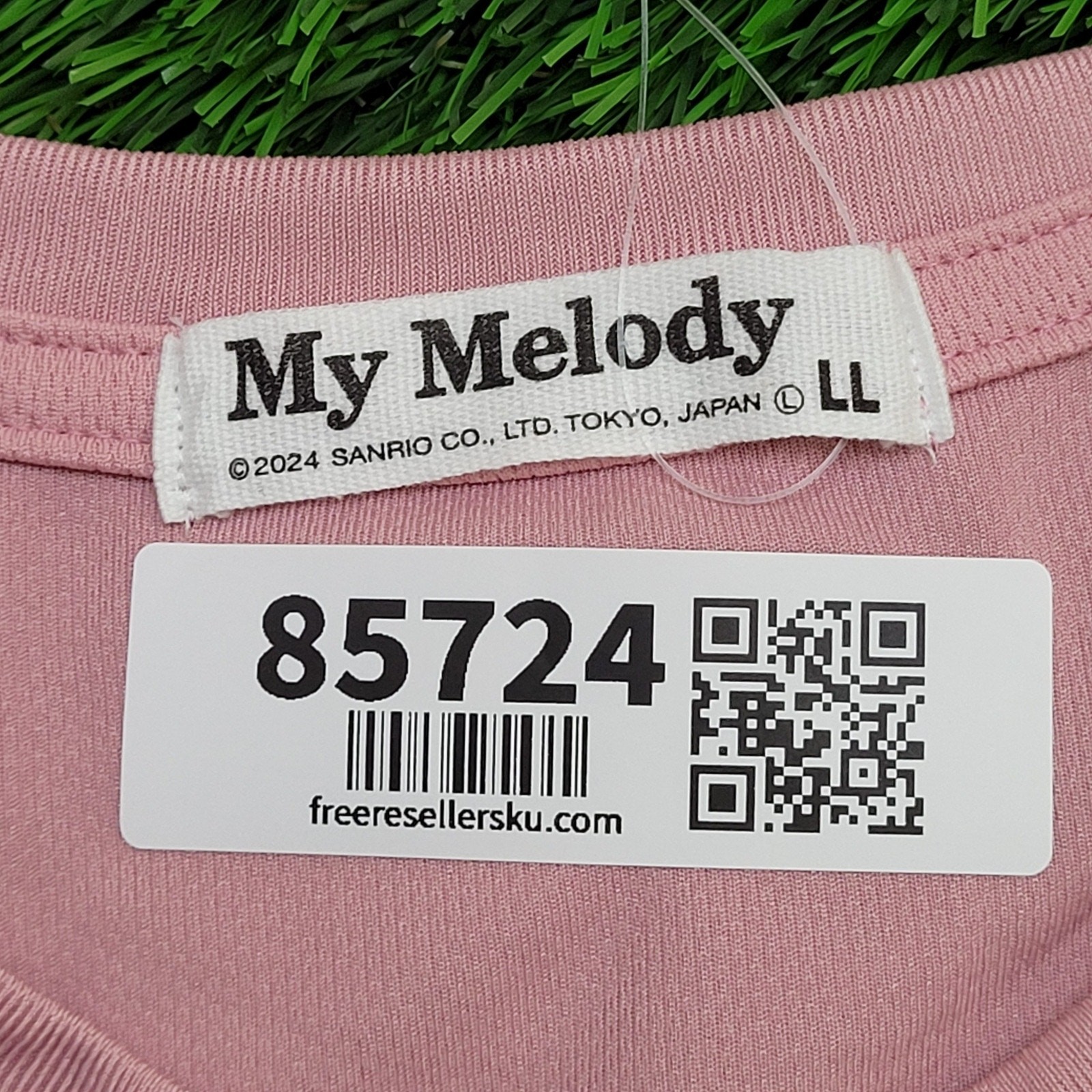 Sanrio My-Melody Shirt Womens XL 21×27 Pink Arch-Spellout