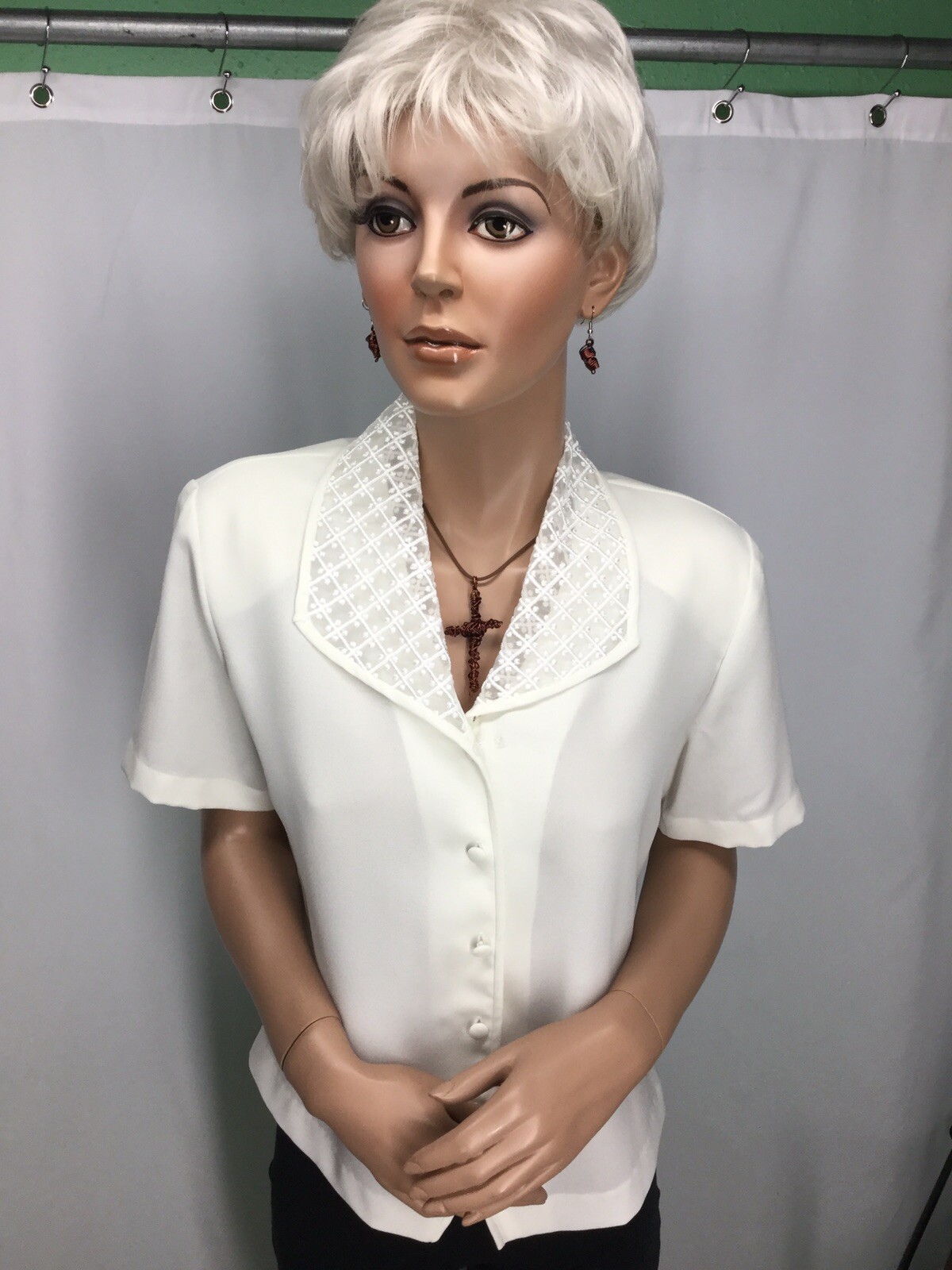 Kate Maxwell By Alexandria Ivory Top Womens Size 8 200302FFB/WHB