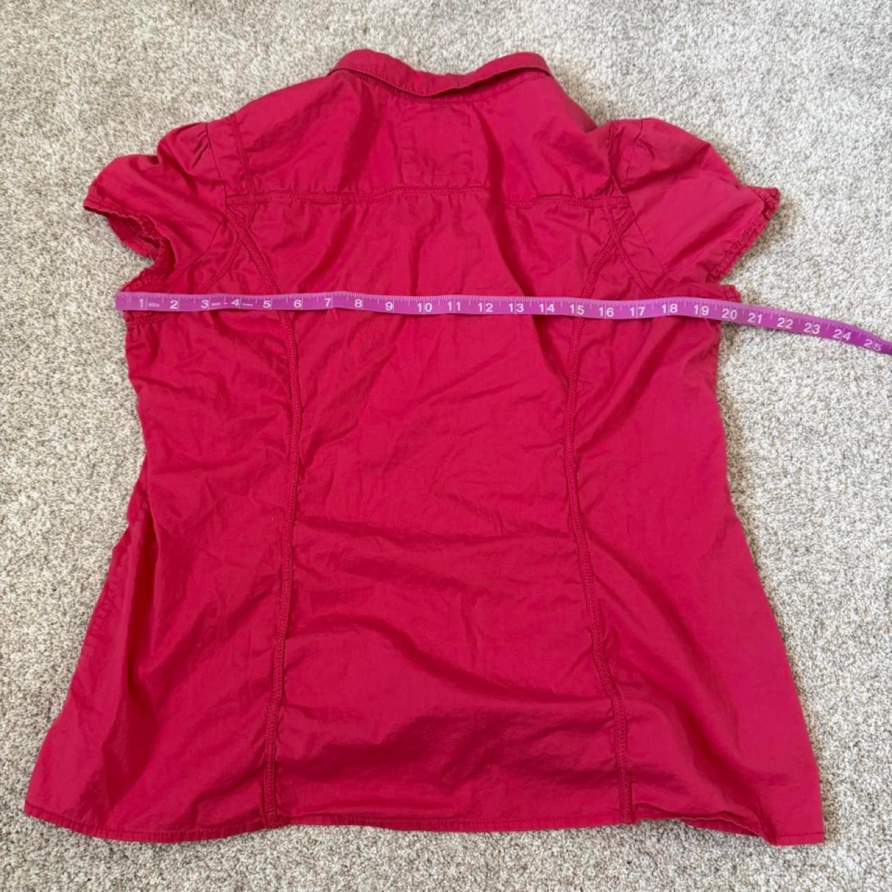 Esprit Fitted Office Siren Button-Up Blouse • Size US 14