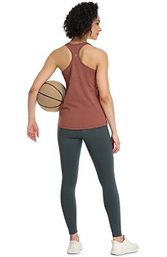 Workout Tank Tops for Women Racerback Athletic Yoga Running Exercise Top, Pack 3