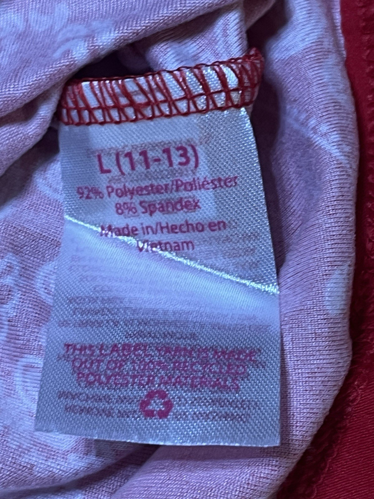 NWT NOBO No Boundaries Large (11-13) Red Bandana Top Padded Cups